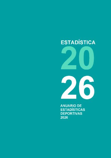 Portada de la publicación Anuario de Estadísticas Deportivas 2025