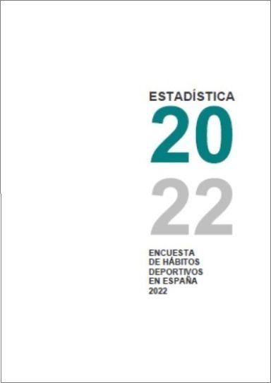 Portada de la publicación encuesta de hábitos y prácticas deportivas en España