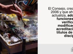 Imagen del artículo El Gobierno aprueba el real decreto que regula la composición y funciones del Consejo Superior de Enseñanzas Artísticas