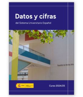 cubierta Datos y cifras del Sistema Universitario español, publicación 2024-2025 (2024)