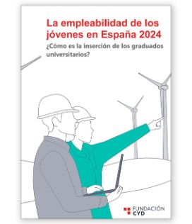 cubierta La empleabilidad de los jóvenes en España 2024: ¿cómo es la inserción de los graduados universitarios?