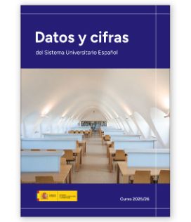 cubierta Datos y cifras del sistema universitario español : curso 2025/2026 (2025)