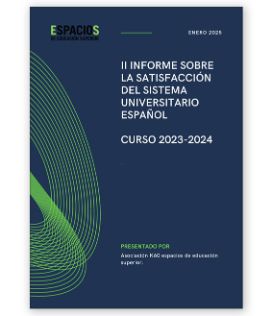 cubierta II Informe sobre la satisfacción del sistema universitario español (2025)