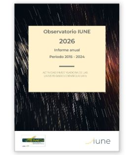 cubierta Informe IUNE 2026 (2026)