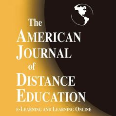logotipo American journal of distance education