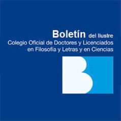 lototipo Boletín del Ilustre Colegio Oficial de Doctores y Licenciados en Filosofía y Letras y en Ciencias