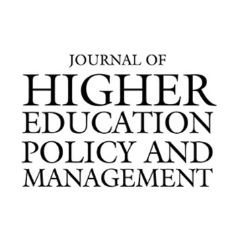 logotipo Journal of higher education policy and management