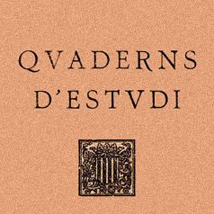 logotipo Quaderns d'estudi