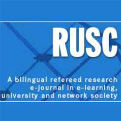 logotipo Revista de universidad y sociedad del conocimiento