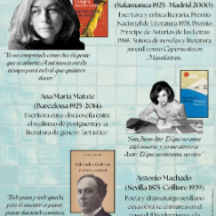 Aniversario de literatura (cartel didáctico)