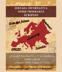 Portada de la Jornada informativa sobre Programas Europeos