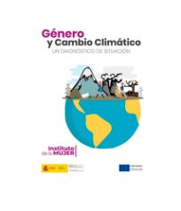 Portada del informe. Bola del mundo coun paisaje verde con personas cuidándolo