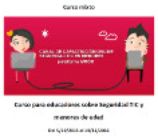 Portada del Curso para educadores sobre Seguridad TIC y menores de edad