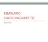 Portada de la tercera sesión del seminario TIC