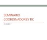 Portada de la quinta sesión del seminario TIC