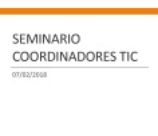 Portada de la tercera sesión del seminario TIC