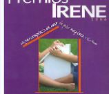 Portada publicación casita premios Irene color morado