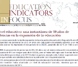 Nº 48: Educational attainment: A snapshot of 50 years of trends in expanding education