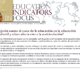 Nº 52: ¿Quién asume el coste de la educación en la educación infantil y cómo afecta esto a la matriculación? (Español)