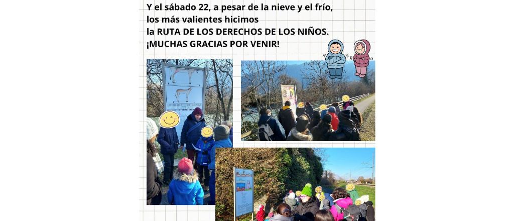 Primera salida de senderismo