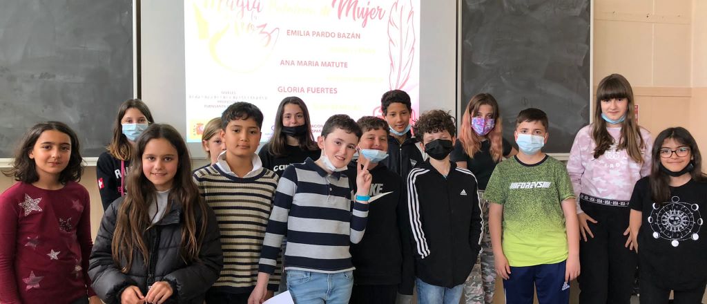 alumnos del aula de Écublens celebrando la Magia de la Voz 2021