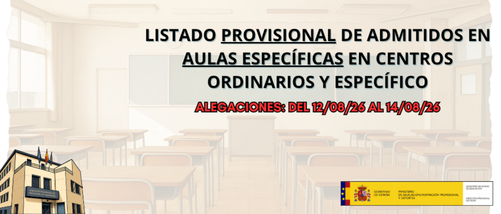 Adjudicación provisional ACNEE