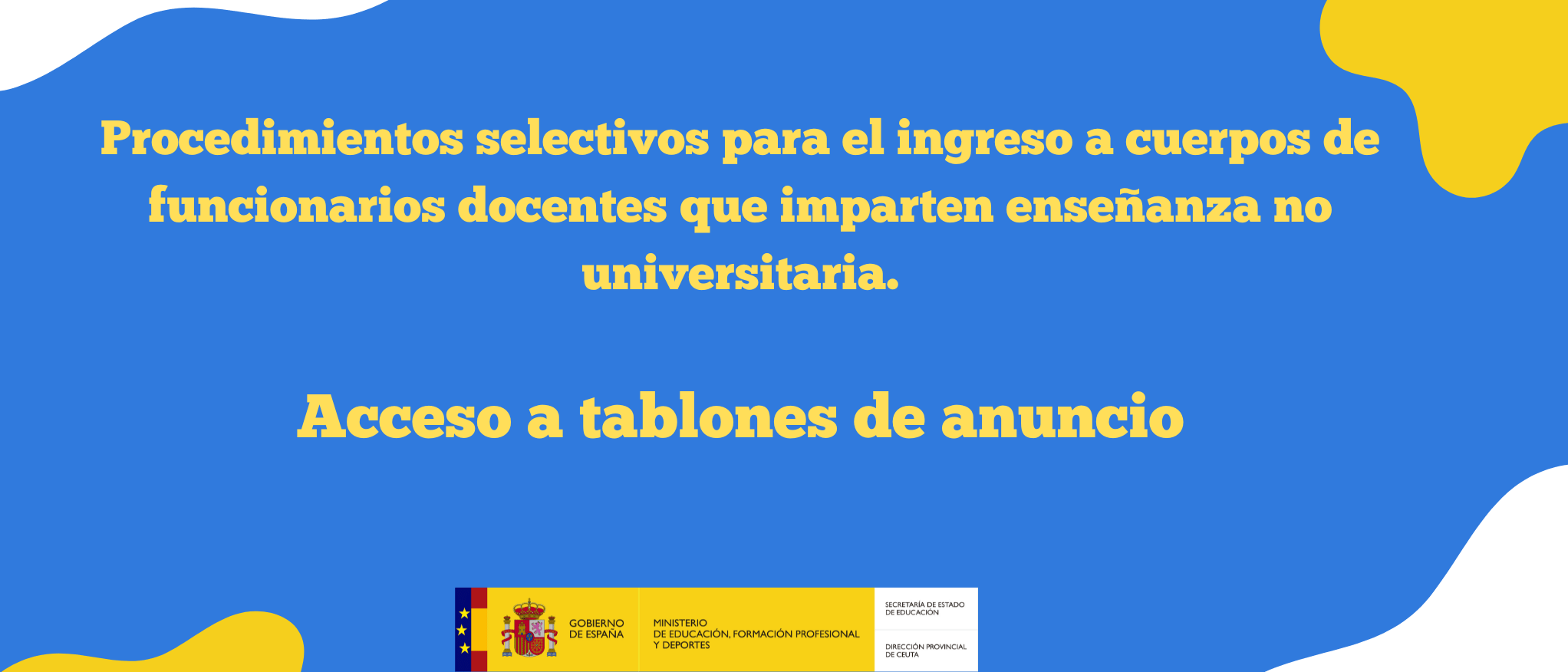 Información adicional procesos selectivos