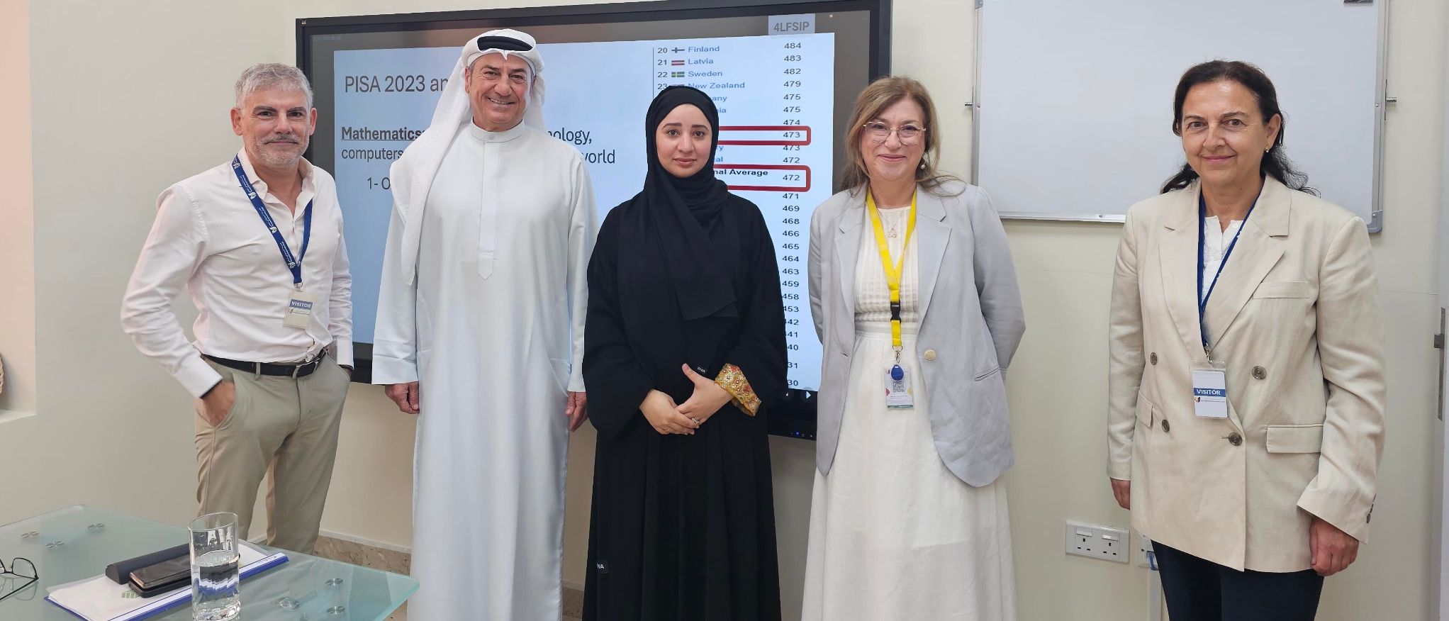 Visita de la Inspección Central de Educación a la SSAD, Spanish School