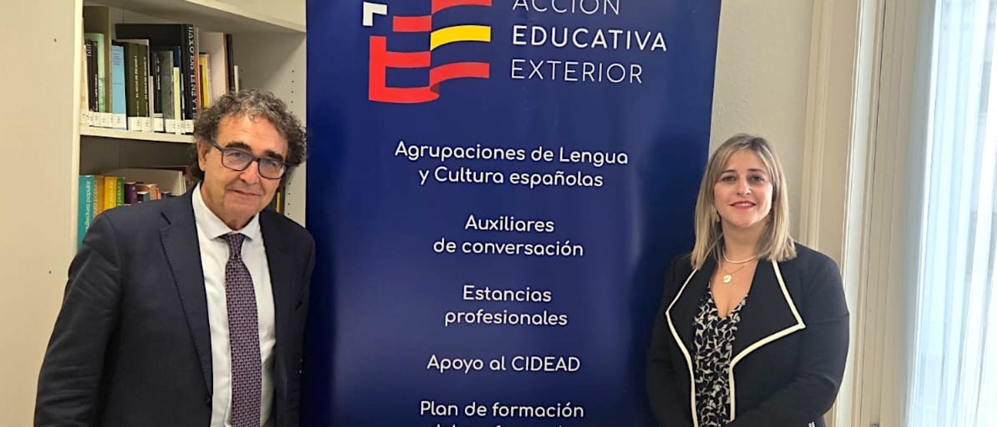 En el marco de la visita de la Inspección Central a las ALCEs de Suiza y Austria. Encuentro con el Consejero de Educación en la Consejería de Educació