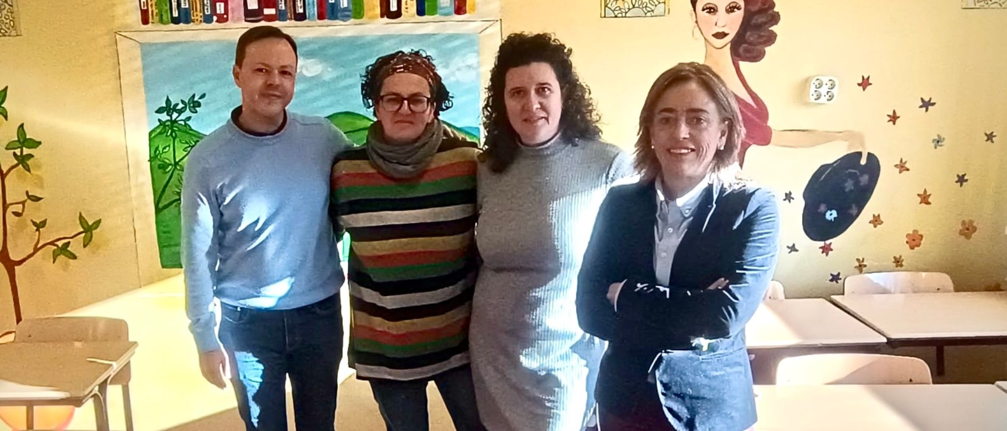 Durante la visita de la Inspección Central a la SIE de Ámsterdam, participaron el director del Vissert ’t Hooft Lyceum de Leiden y las dos profesoras 