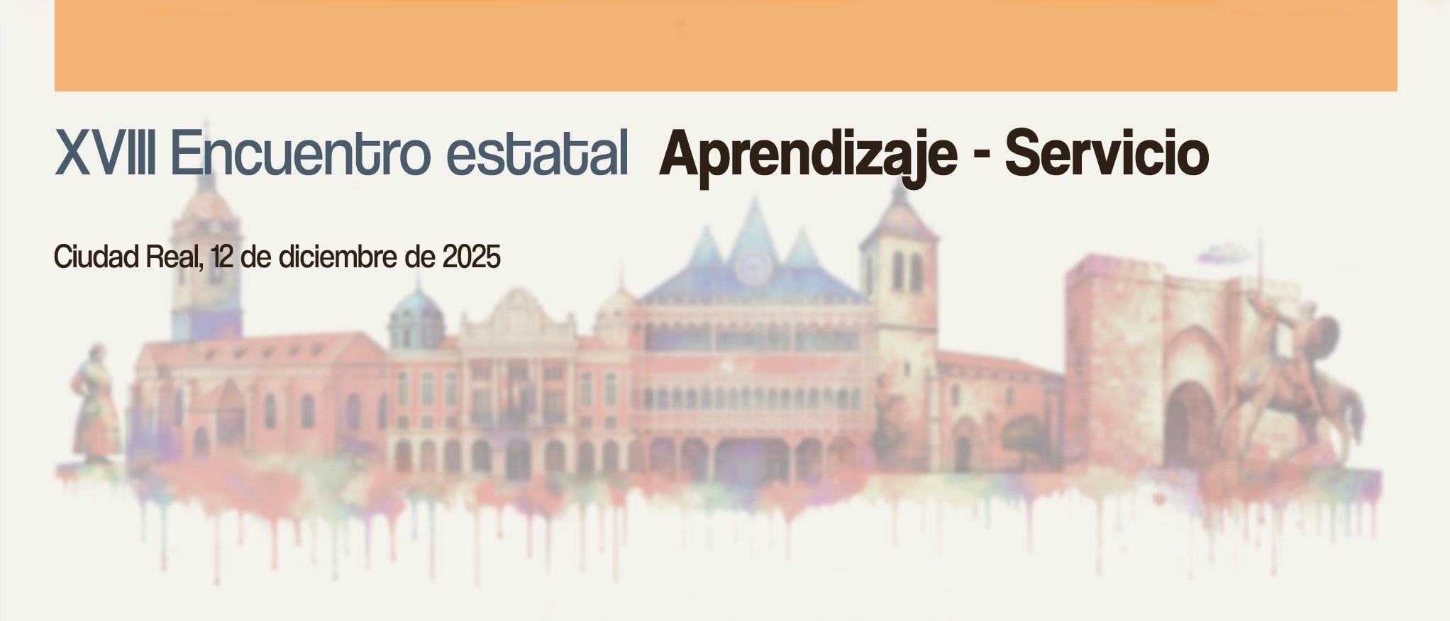 Cartel del XVIII encuentro estatal de aprendizaje-servicio