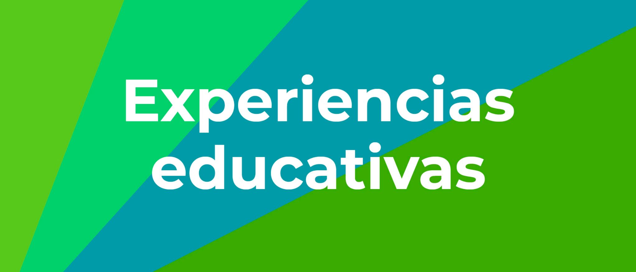 Cartel con texto: experiencias educativas IES Alqazeres