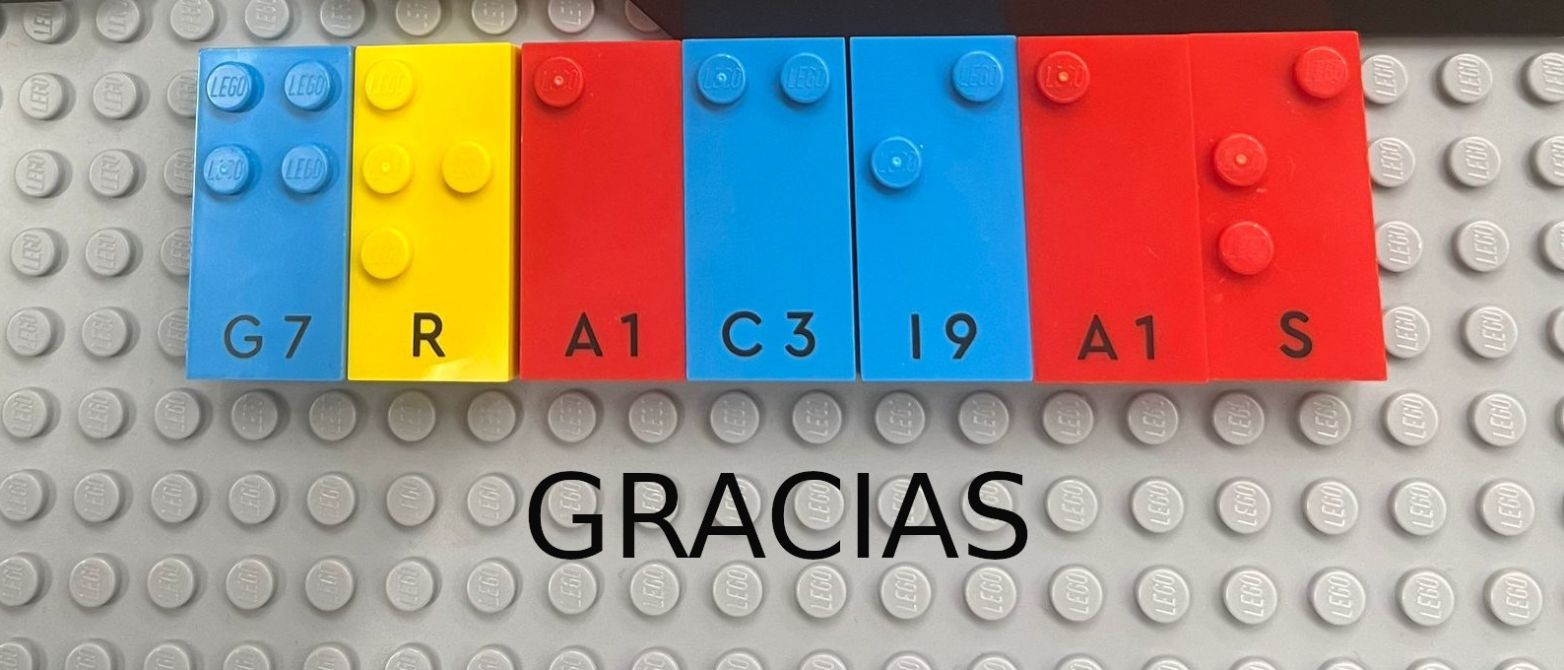 Gracias en Braille