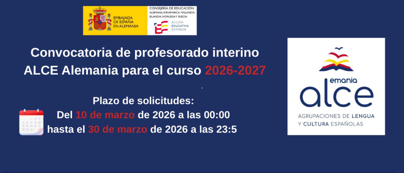 Convocatoria de interinos curso 2026-2027