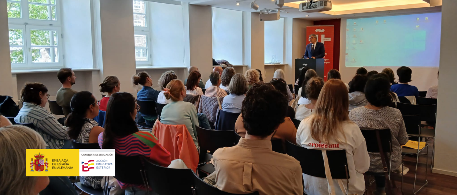 "Motivación y creatividad en el aula ELE", celebradas en el IC Hamburgo y organizadas por la Junta de Castilla y León