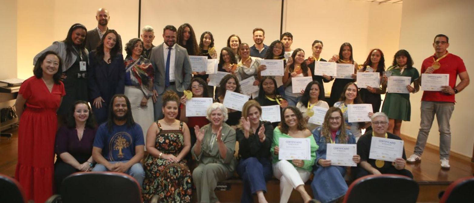 Entrega de medallas