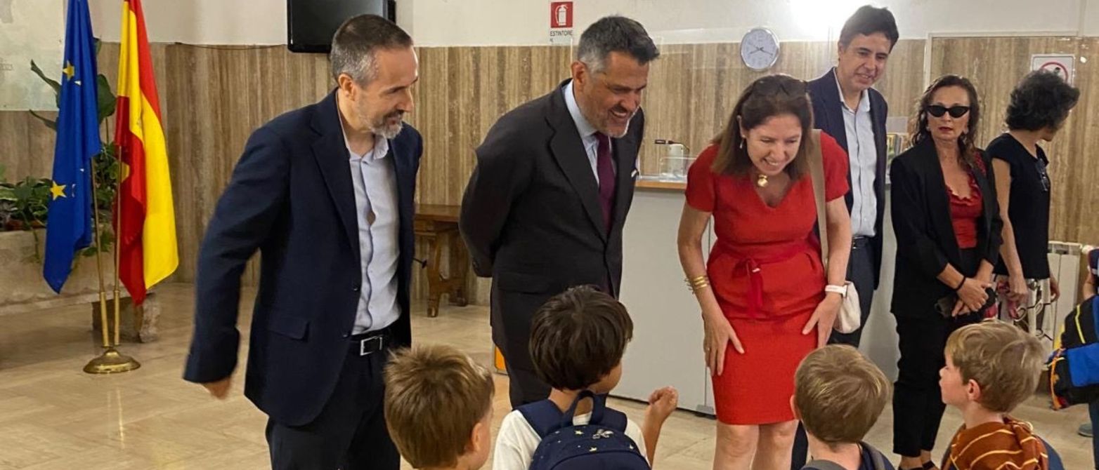 Inicio del curso 205/2026 en el Liceo Español Cervantes en Roma