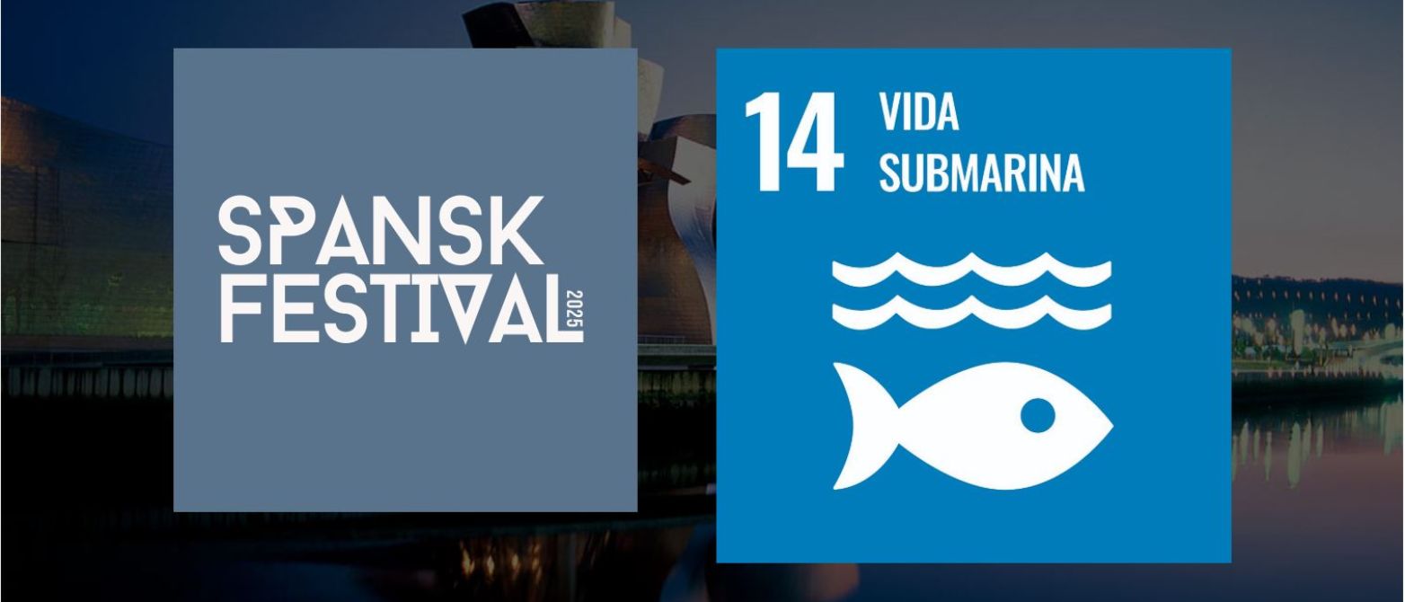 Logotipo del festival de español en Noruega con el texto Spansk Festival 2025