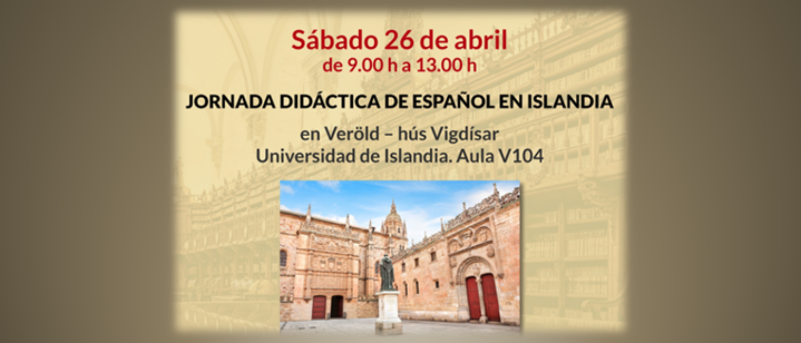 Jornada didáctica del español en Islandia el sábado 26 de abril
