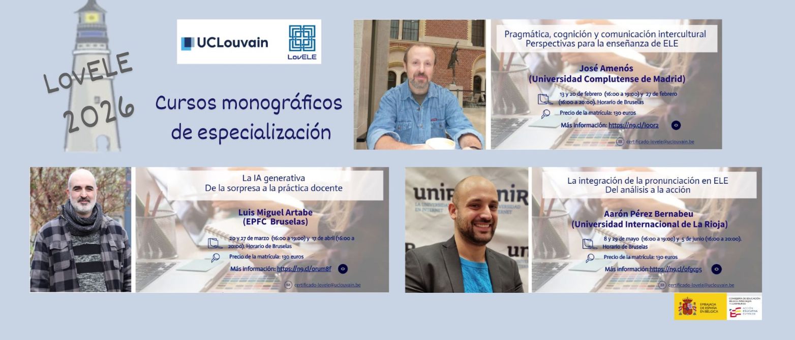 Cursos monográficos LovELE