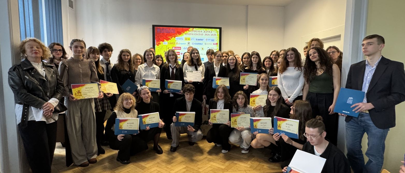 Laureados y ganadores de la olimpiada de español.