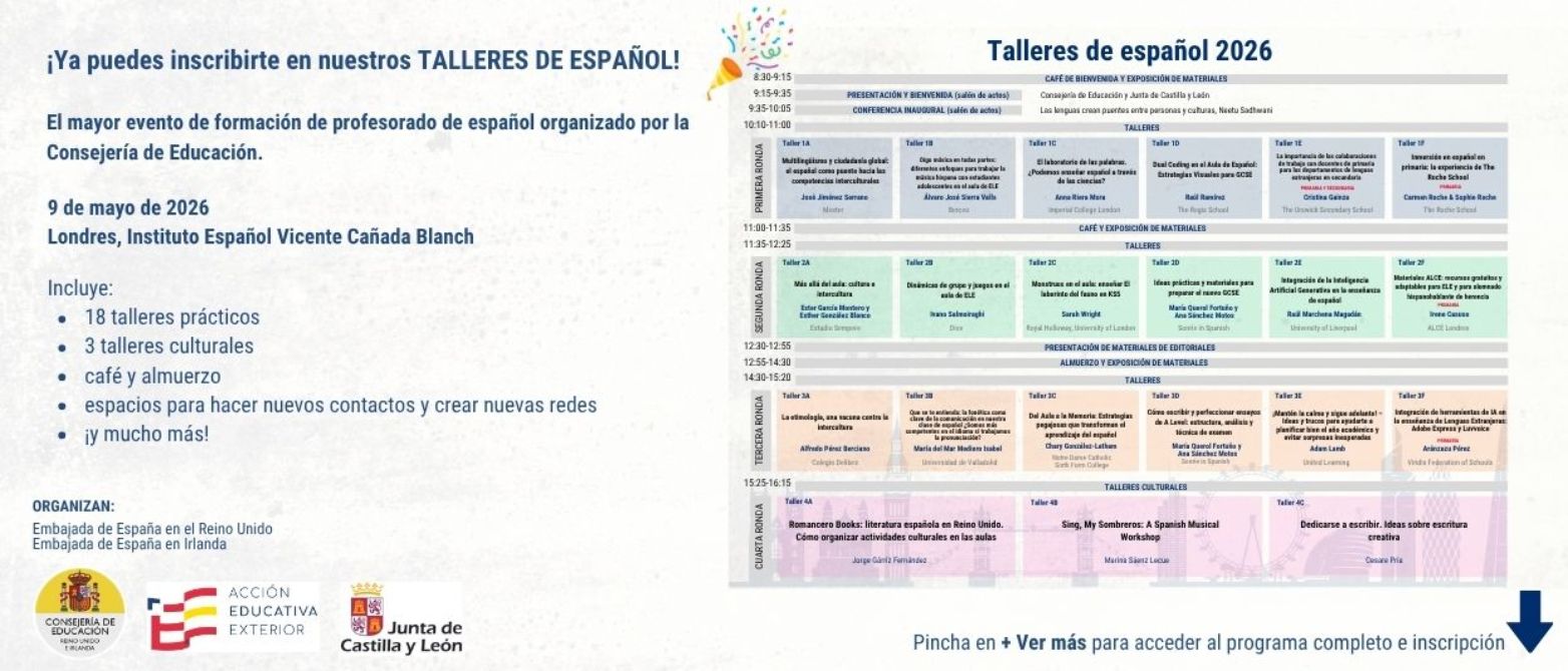 talleres londres 2026