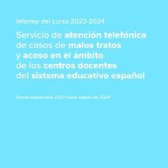 Portada del informe del curso 2023-2024