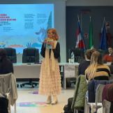 Begoña Oro en el Aula Magna