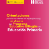PORTADA Orientaciones enseñanza del inglés PEBC Educación Primaria