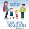 Díptico Por los derechos y la inclusión de los niños, niñas y adolescentes con sordera