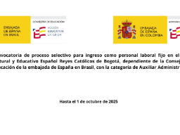 Convocatoria de personal laboral en Colombia