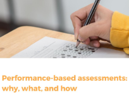 Performance-based assissments