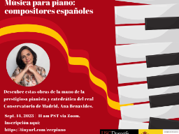 Charla de múscia. Cmpositores españoles.