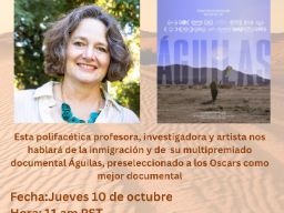 Charla sobre inmigracion con la Dra Maite Zubiaurre